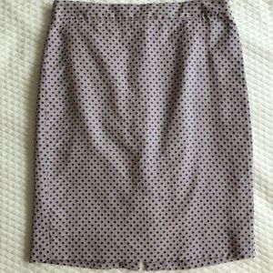 J.Crew Polka Dot Pencil Skirt